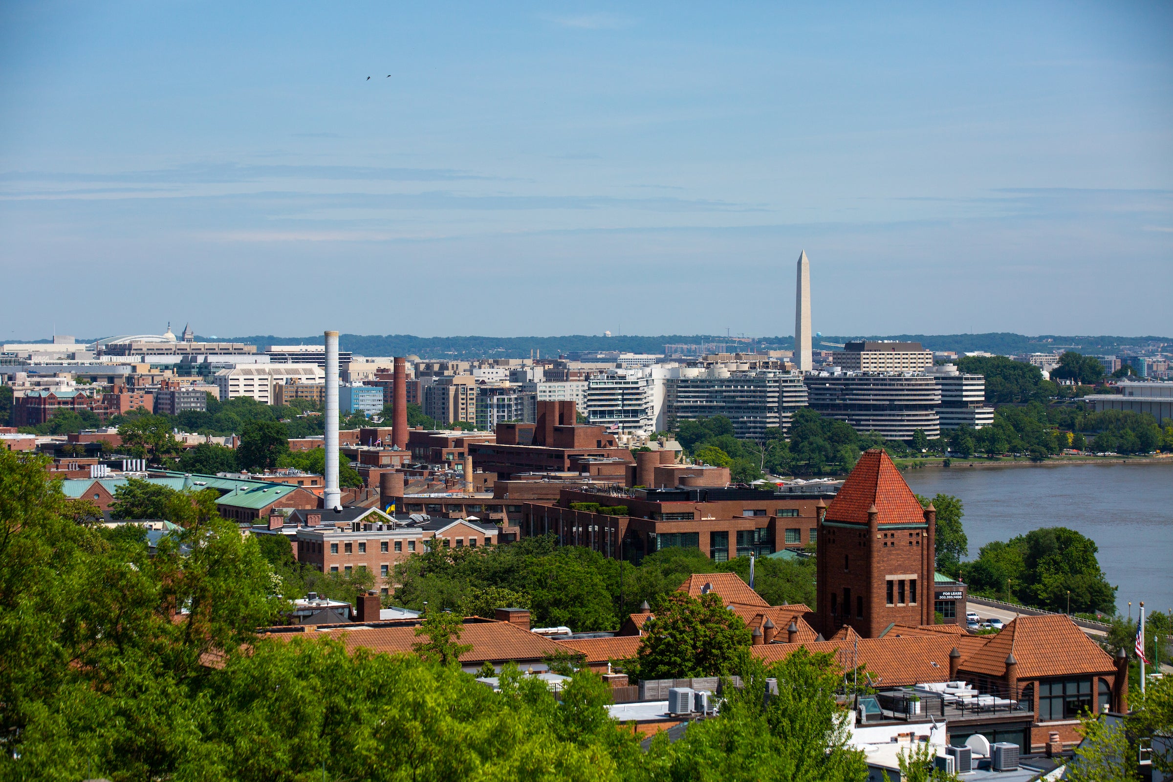 Georgetown University campus aerial